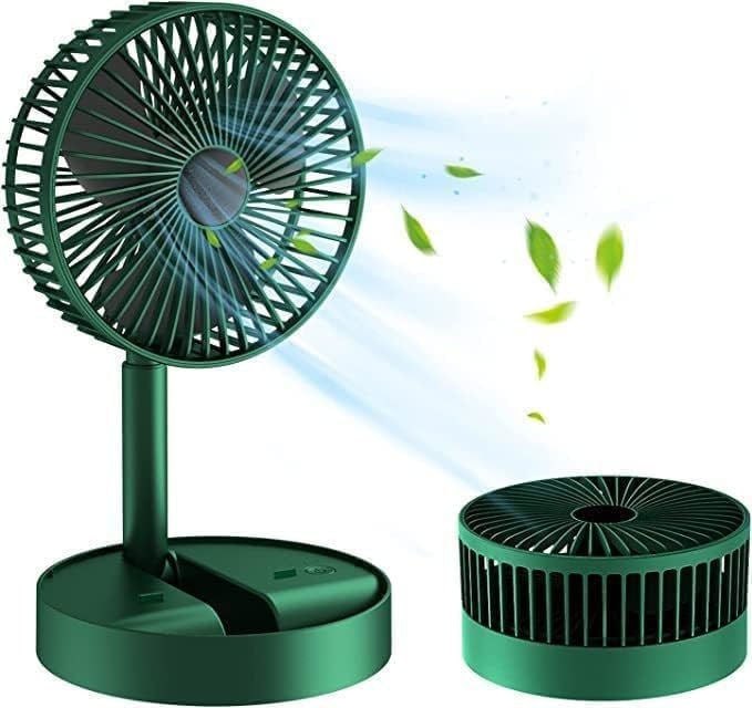 Mini Portable Foldable Small Fan Green