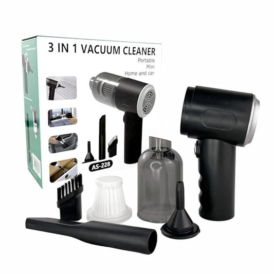 3 In 1 Car Vacuum Cleaner,Rechargable Vaccum Cleaner, Car Vacuum Cleaner