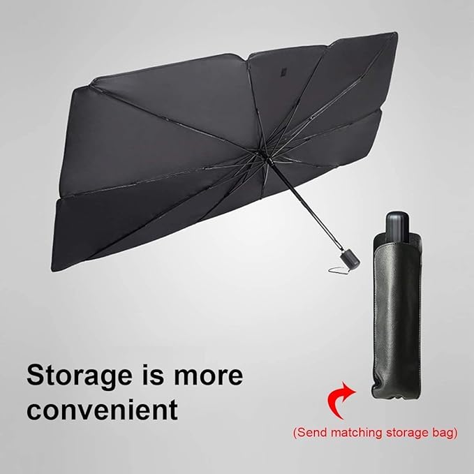 Car Windshield Sun Shade UV Rays and Heat Sun Visor Protector Foldable Reflector Umbrella brella Shield