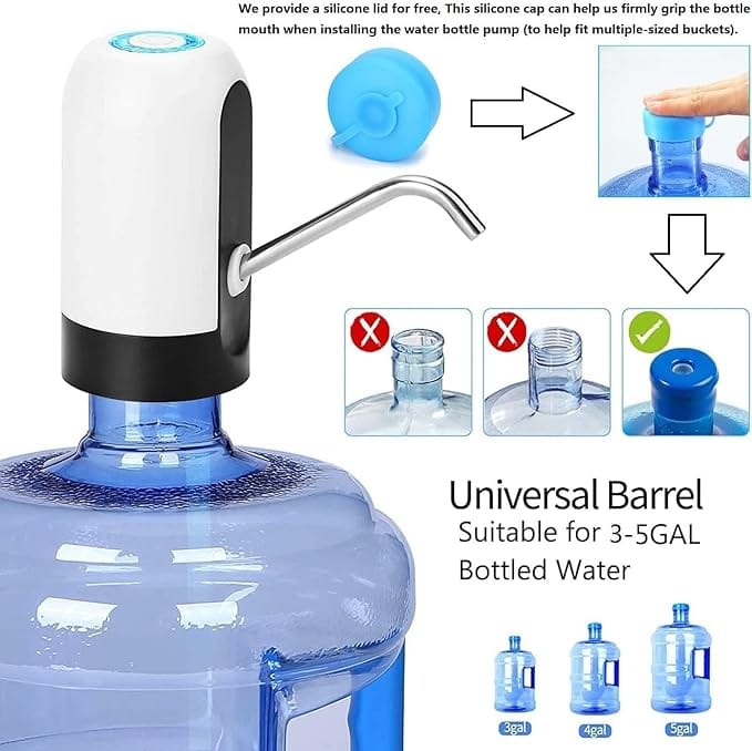 Automatic Wireless Water Can Dispenser Pump