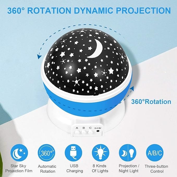 Star Master Galaxy Night Light lamp 360 Degree Rotating