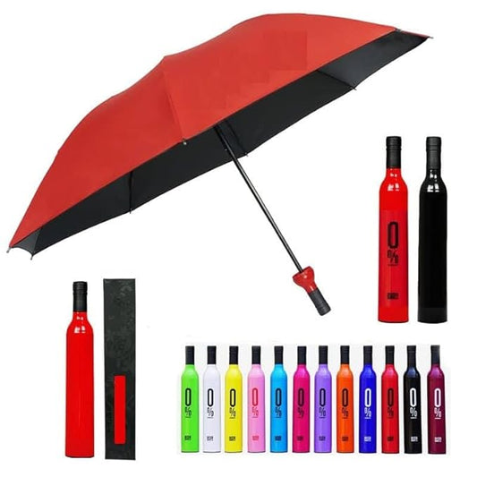 Bottle Umbrella – Unisex Windproof UV and Rain Protection Brand: