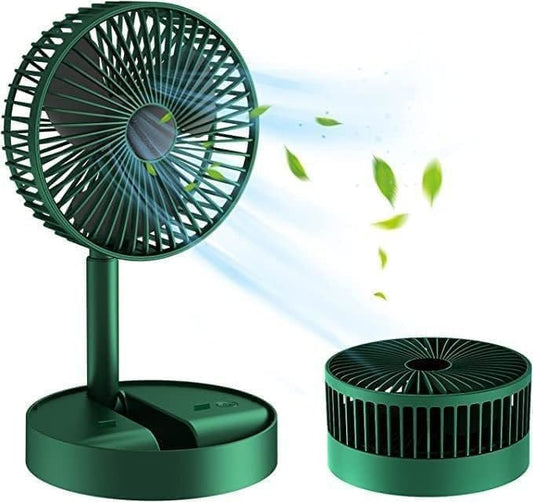 Mini Portable Foldable Small Fan Green